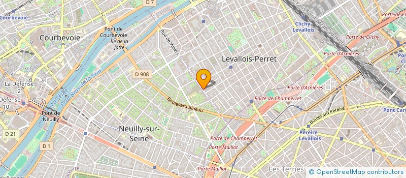 localisation de l'entreprise SYND COPRO 46 R VILLIERS à LEVALLOIS-PERRET