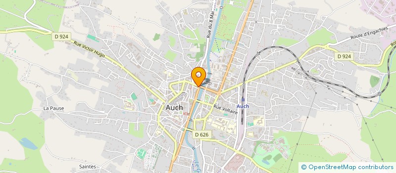 localisation de l'entreprise SYND COPRO 46B RUE DE LORRAINE  AUCH