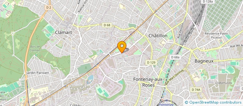 localisation de l'entreprise SYND COPRO 47 AV DIVISION LECLERC à CHATILLON