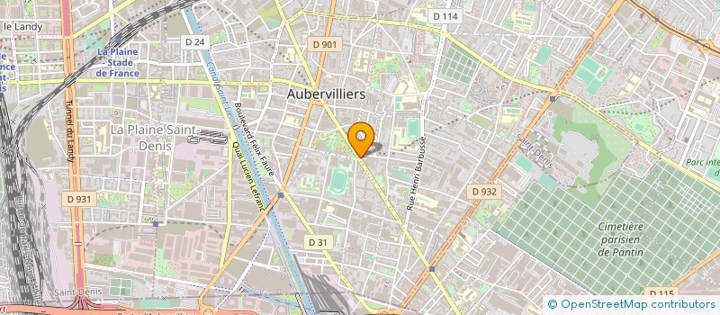 localisation de l'entreprise SYND COPRO 47 AV REPUBLIQUE  AUBERVILLIERS