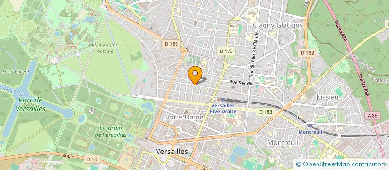 localisation de l'entreprise SYND COPRO 47 R BERTHIER à VERSAILLES