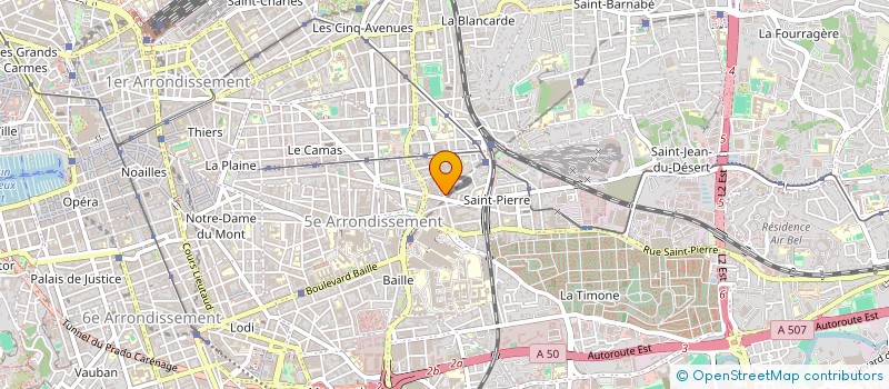localisation de l'entreprise SYND COPRO 47 RUE JEAN MARTIN à MARSEILLE