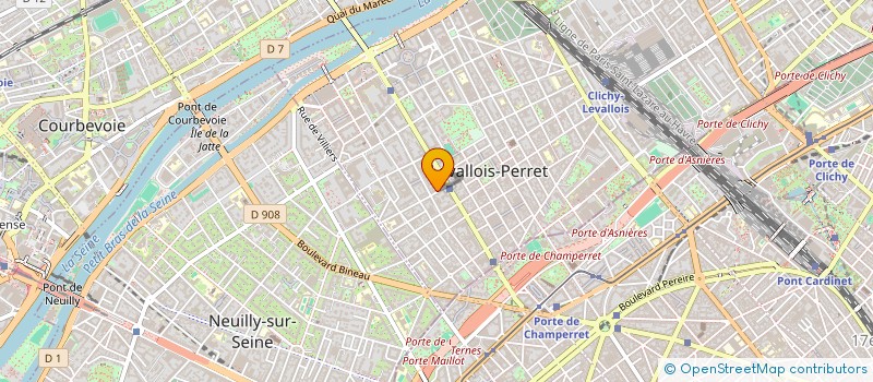 localisation de l'entreprise SYND COPRO 47 RUE VOLTAIRE à LEVALLOIS-PERRET