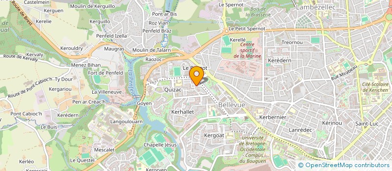 localisation de l'entreprise SYND.COPRO.48 AV DE TARENTE à BREST