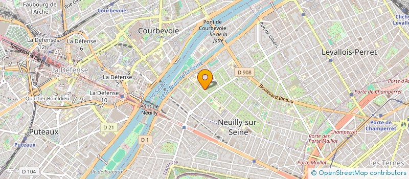 localisation de l'entreprise SYND COPRO 48 BD D'ARGENSON à NEUILLY-SUR-SEINE