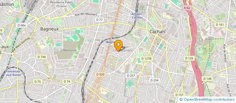 localisation de l'entreprise SYND COPRO 48 RUE JEAN JAURES à CACHAN