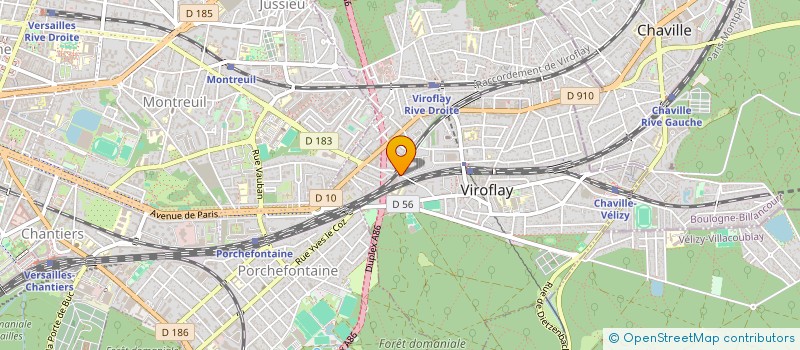 localisation de l'entreprise SYND COPRO 5 A 13 R CORBY A VIROFLAY  VIROFLAY