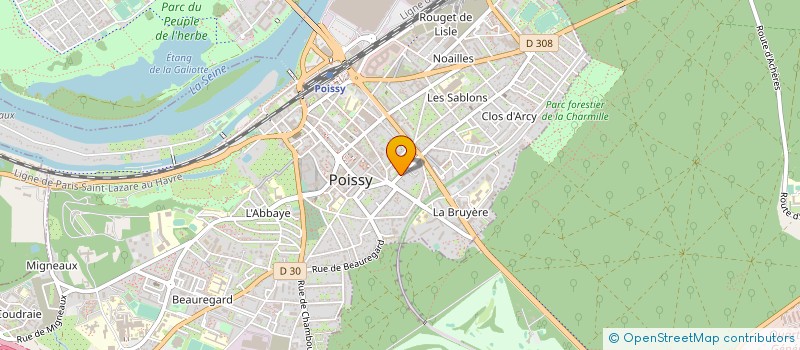 localisation de l'entreprise SYND COPRO 5 A 7 AV MAL FOCH  POISSY