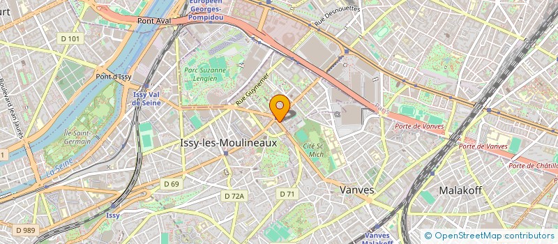 localisation de l'entreprise SYND COPRO 5 A 7 BD VOLTAIRE à ISSY-LES-MOULINEAUX