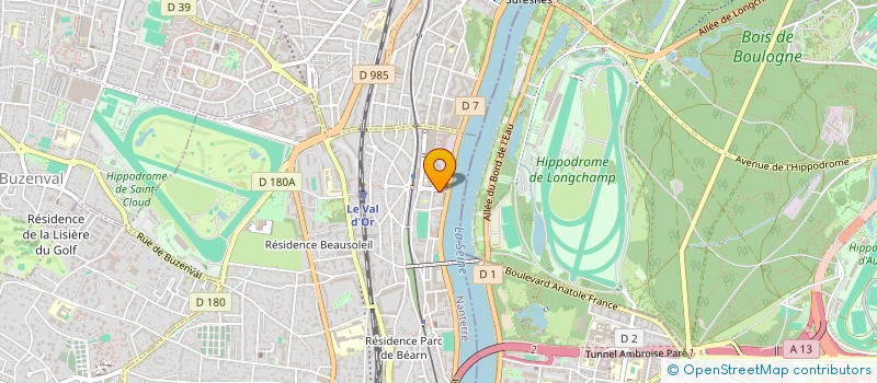 localisation de l'entreprise SYND COPRO 5 AV DE LONGCHAMP à SAINT-CLOUD