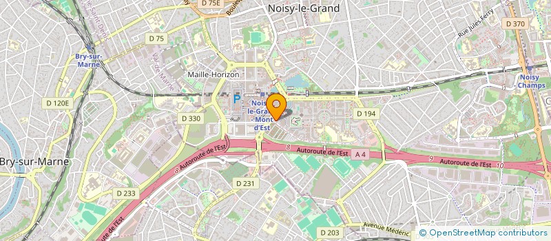 localisation de l'entreprise SYND COPRO 5 BD DU LEVANT  NOISY-LE-GRAND
