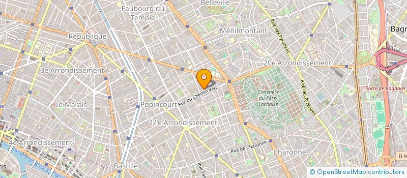 localisation de l'entreprise SYND COPRO 5 CITE JOLY PARIS 11  PARIS