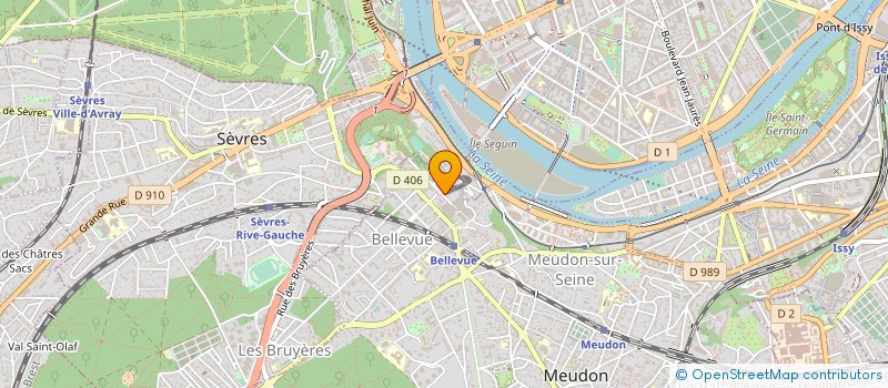localisation de l'entreprise SYND COPRO 5 R BASSE DE LA TERRASSE  MEUDON