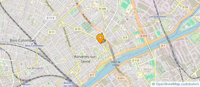 localisation de l'entreprise SYND COPRO 5 R DE LIOUVILLE à ASNIERES-SUR-SEINE