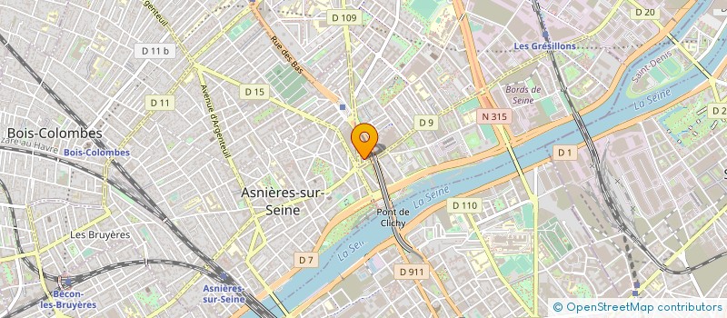 localisation de l'entreprise SYND COPRO 5 R DES CLOS 92-GENNEVILLIERS  GENNEVILLIERS