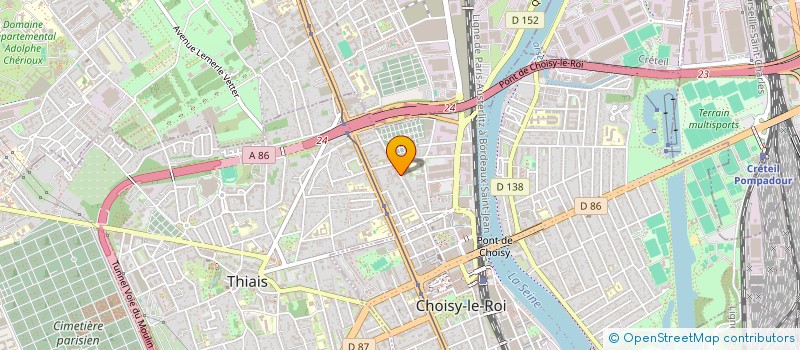 localisation de l'entreprise SYND COPRO 5 R INSURRECTION PARISIENNE à CHOISY-LE-ROI