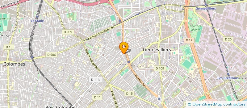 localisation de l'entreprise SYND COPRO 5 RUE CHRISTOPHE  ASNIERES-SUR-SEINE