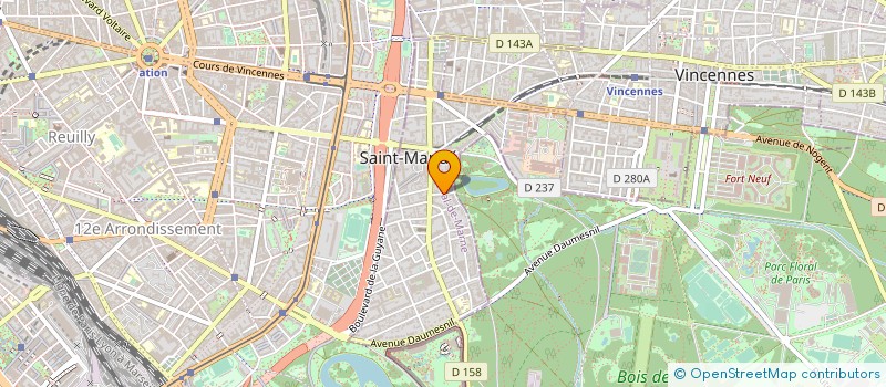 localisation de l'entreprise SYND COPRO 5 RUE DU LAC  SAINT MANDE