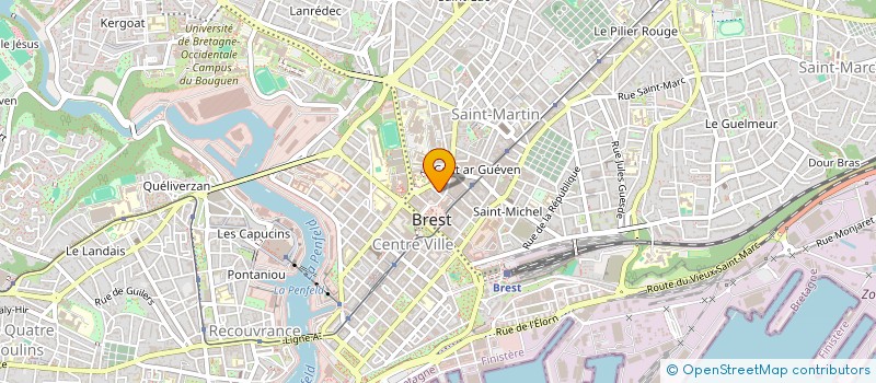 localisation de l'entreprise SYND COPRO 5 RUE LENOBLE à BREST