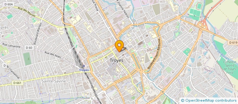 localisation de l'entreprise SYND COPRO 5 RUE PITHOU  TROYES