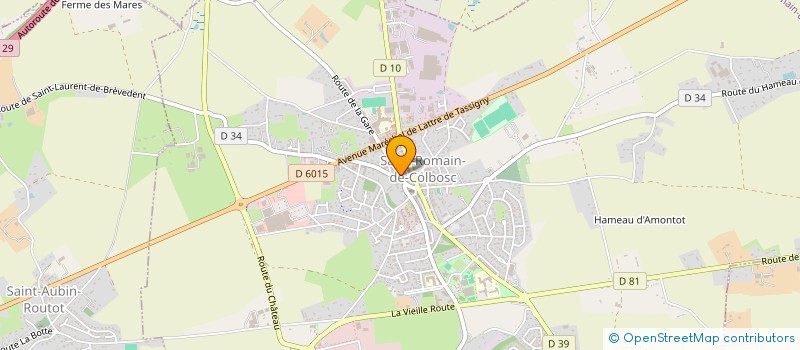 localisation de l'entreprise SYND COPRO 50 52 54 RUE REPUBLIQUE à SAINT-ROMAIN-DE-COLBOSC