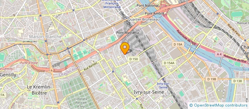 localisation de l'entreprise SYND COPRO 50 AV PIERRE SEMARD à IVRY-SUR-SEINE