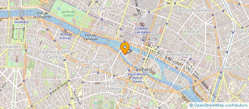 localisation de l'entreprise SYND COPRO 50 QUAI DES ORFEVRES  PARIS