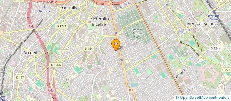 localisation de l'entreprise SYND COPRO 50 RUE ANATOLE FRANCE à VILLEJUIF