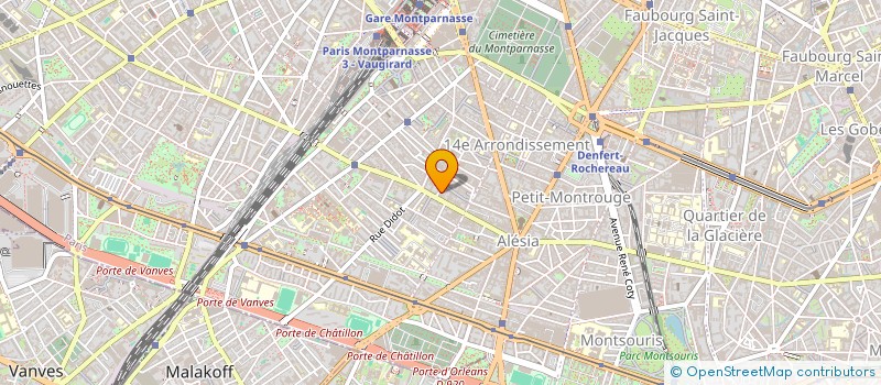 localisation de l'entreprise SYND COPRO 51 RUE H.MAINDRON 75014  PARIS