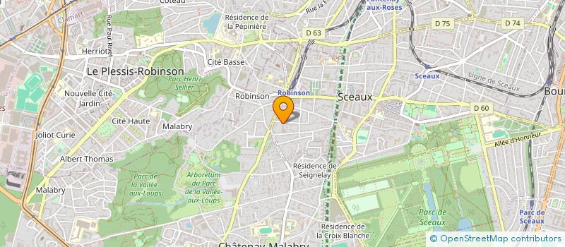 localisation de l'entreprise SYND COPRO 51 RUE PASTEUR à SCEAUX