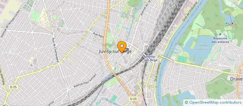 localisation de l'entreprise SYND COPRO 52 GRANDE RUE à JUVISY-SUR-ORGE
