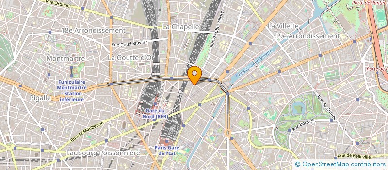 localisation de l'entreprise SYND COPRO 52 RUE DE CHATEAU LANDON  PARIS