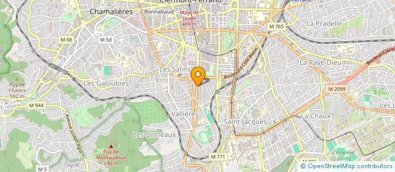 localisation de l'entreprise SYND COPRO 53 B AV DE LA LIBERATION  CLERMONT-FERRAND