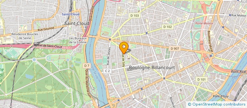 localisation de l'entreprise SYND COPRO 53 RUE DE SILLY à BOULOGNE-BILLANCOURT