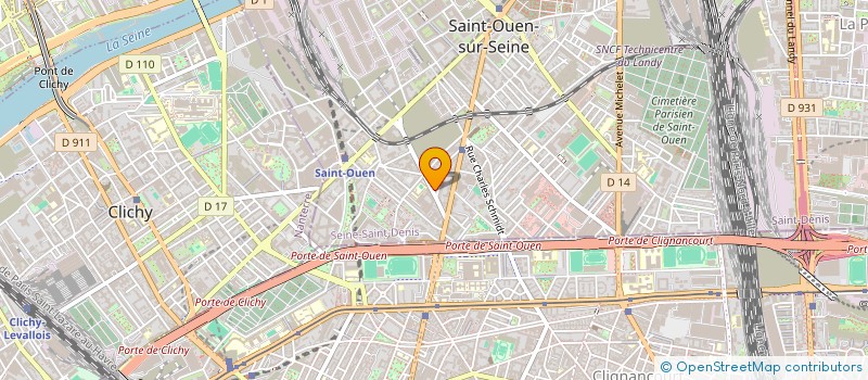 localisation de l'entreprise SYND COPRO 53 RUE DU CAPITAINE GLARNER à SAINT-OUEN-SUR-SEINE