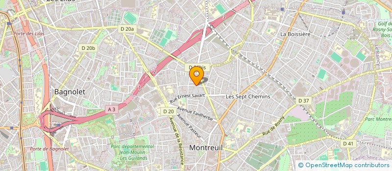 localisation de l'entreprise SYND COPRO 53 RUE DU MIDI à MONTREUIL