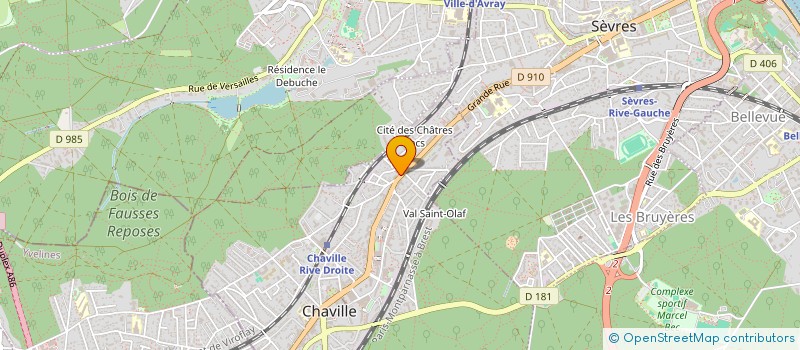 localisation de l'entreprise SYND COPRO 536 RUE ROGER SALENGRO à CHAVILLE