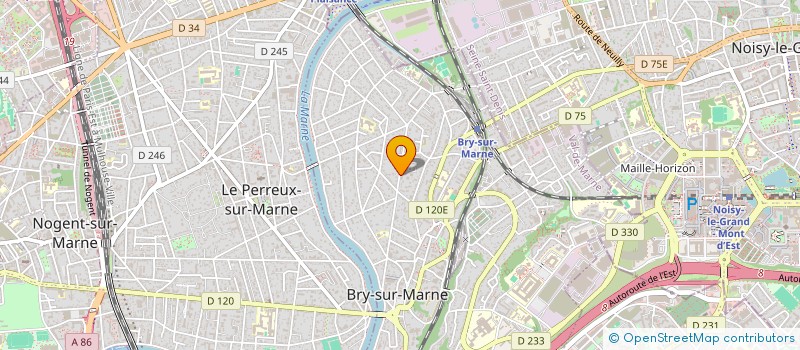 localisation de l'entreprise SYND COPRO 54 AV DE RIGNY  BRY-SUR-MARNE