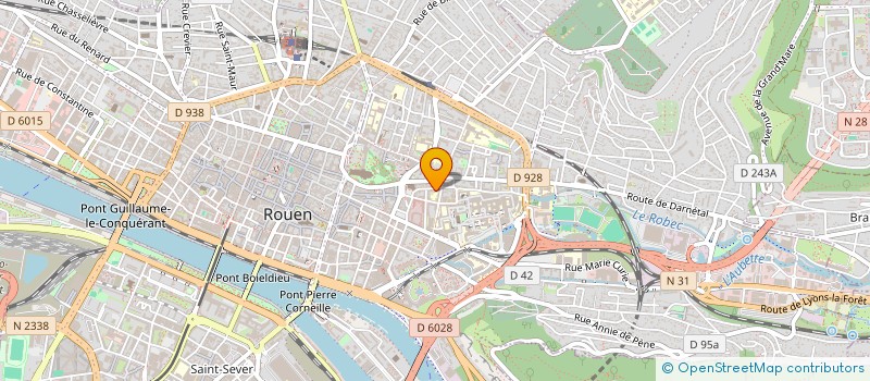 localisation de l'entreprise SYND COPRO 54 ET 56 RUE EAU DE ROBEC à ROUEN