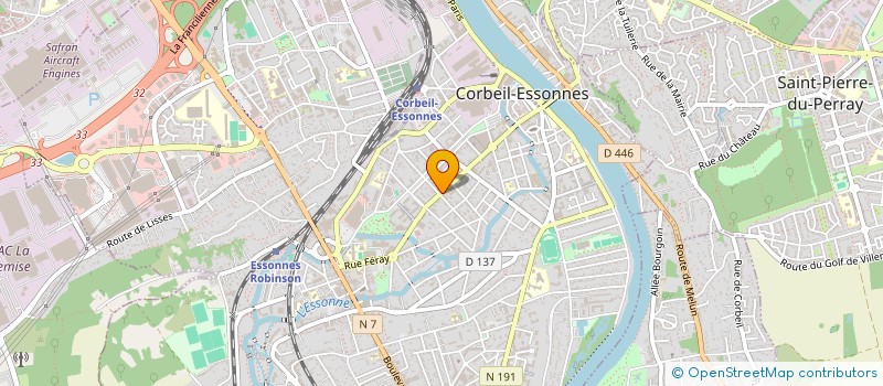 localisation de l'entreprise SYND COPRO 55-57 RUE FERAY à CORBEIL-ESSONNES