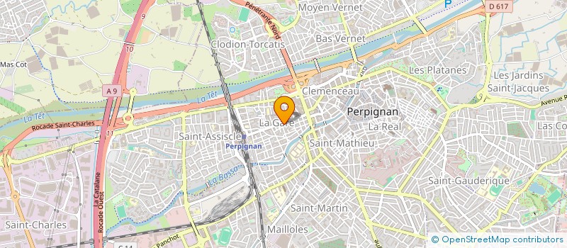 localisation de l'entreprise SYND COPRO 56 AV GAL DE GAULLE  PERPIGNAN