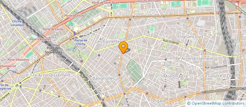 localisation de l'entreprise SYND COPRO 56 AV SAINT OUEN  PARIS
