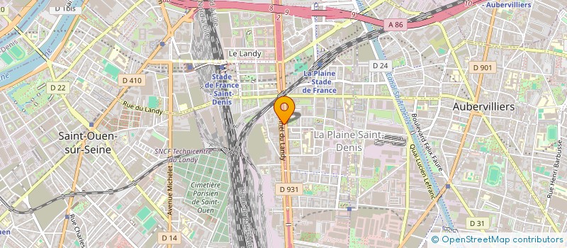 localisation de l'entreprise SYND COPRO 57 AV PDT WILSON  SAINT-DENIS