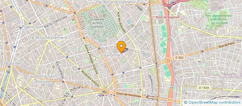 localisation de l'entreprise SYND COPRO 58 RUE DE TERRE NEUVE  PARIS