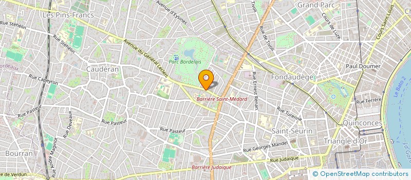 localisation de l'entreprise SYND COPRO 59 AVE CHARLES DE GAULLE  BORDEAUX