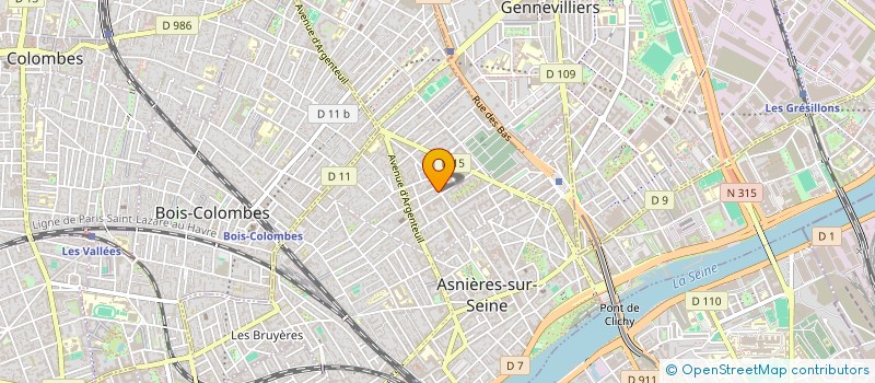 localisation de l'entreprise SYND COPRO 59 BIS RUE REVEREND PERE GILB  ASNIERES-SUR-SEINE