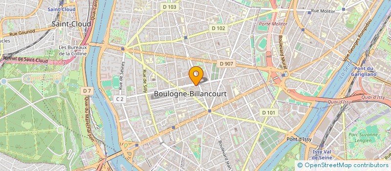 localisation de l'entreprise SYND COPRO 59 RUE DE LA SAUSSIERE à BOULOGNE-BILLANCOURT