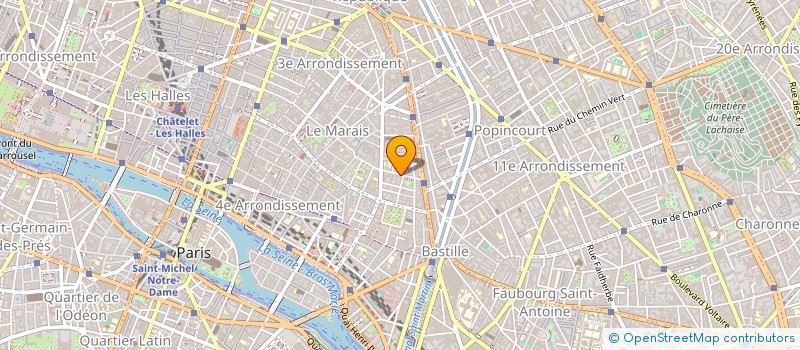 localisation de l'entreprise SYND COPRO 5B R ST GILLES  PARIS