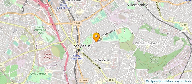 localisation de l'entreprise SYND.COPRO 6-8 RUE DES BALETTES 93 ROSNY à ROSNY-SOUS-BOIS