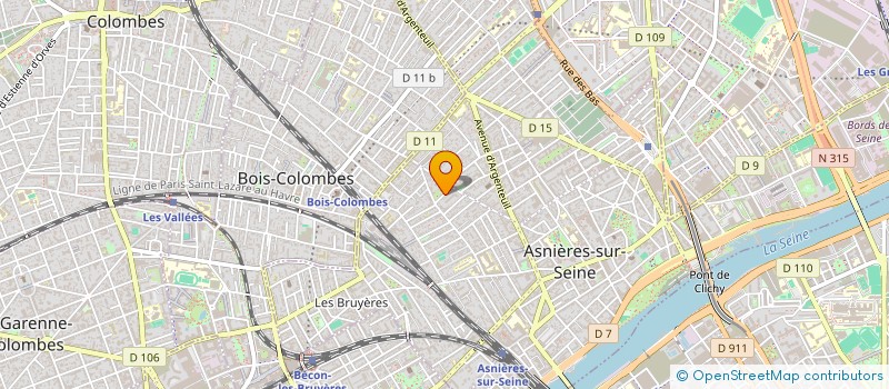 localisation de l'entreprise SYND COPRO 6 AV DE COLOMBES  ASNIERES-SUR-SEINE